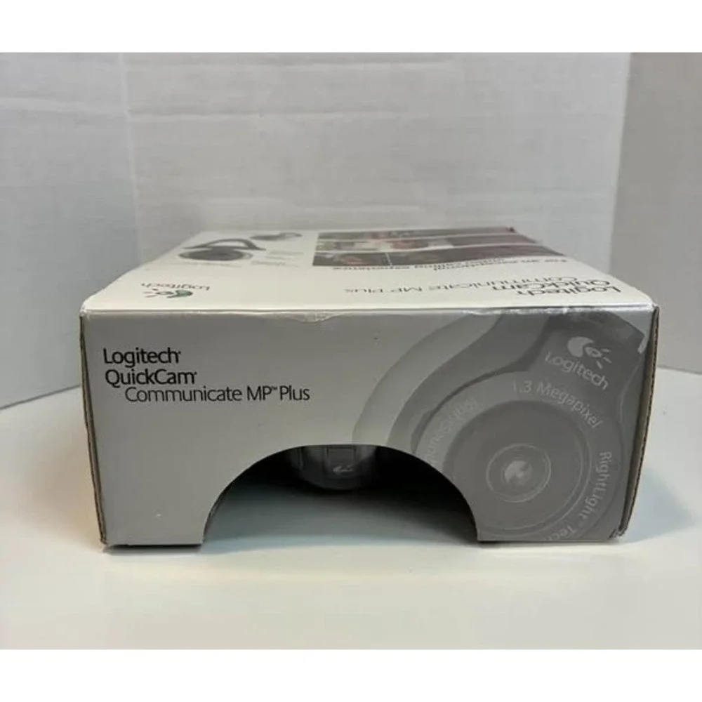 Logitech QuickCam Communicate MP Plus S5500 Webcam 1.3MP USB New Open Box Black